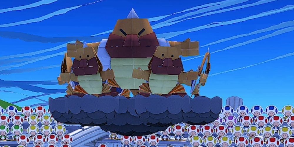 Sumo bros. appear in Super Mario World