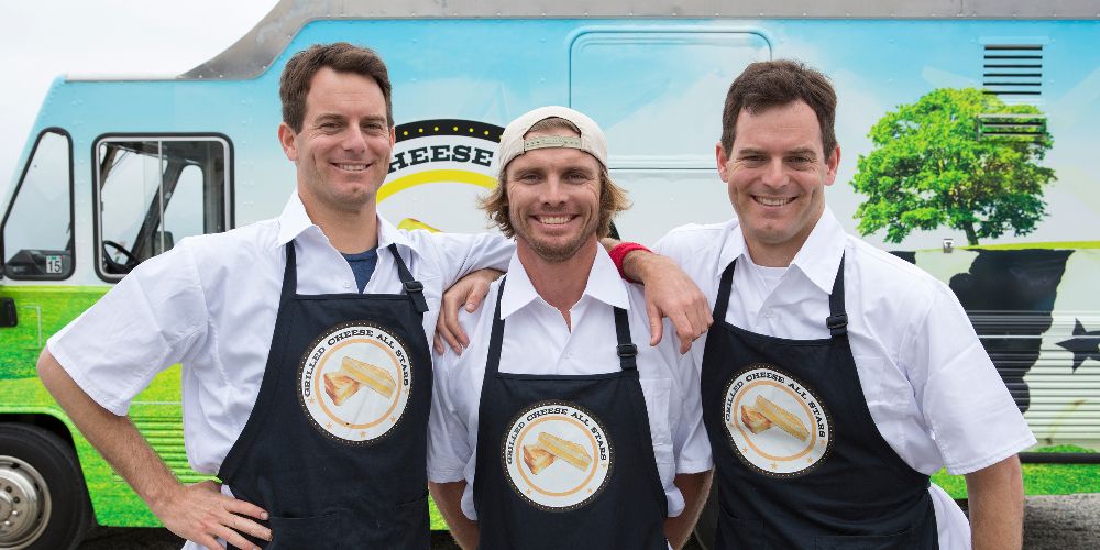 Grill Cheese All-Stars posam na Grande Corrida de Food Truck