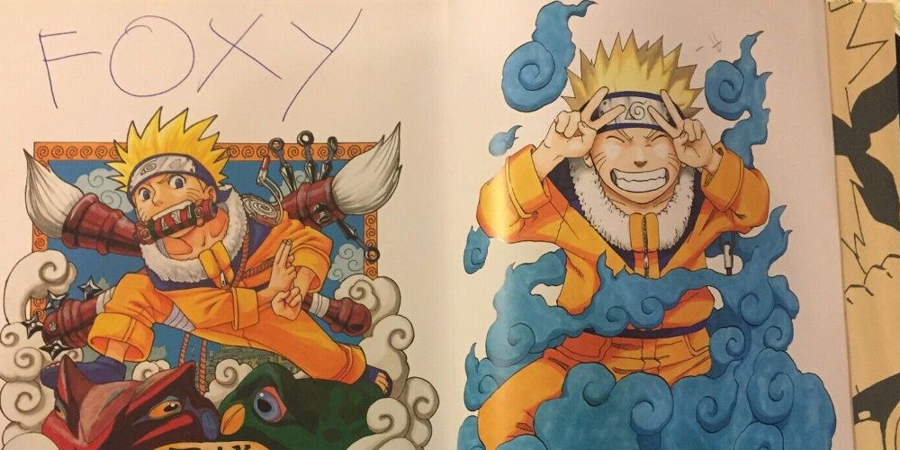 Sample page from The Art of Naruto