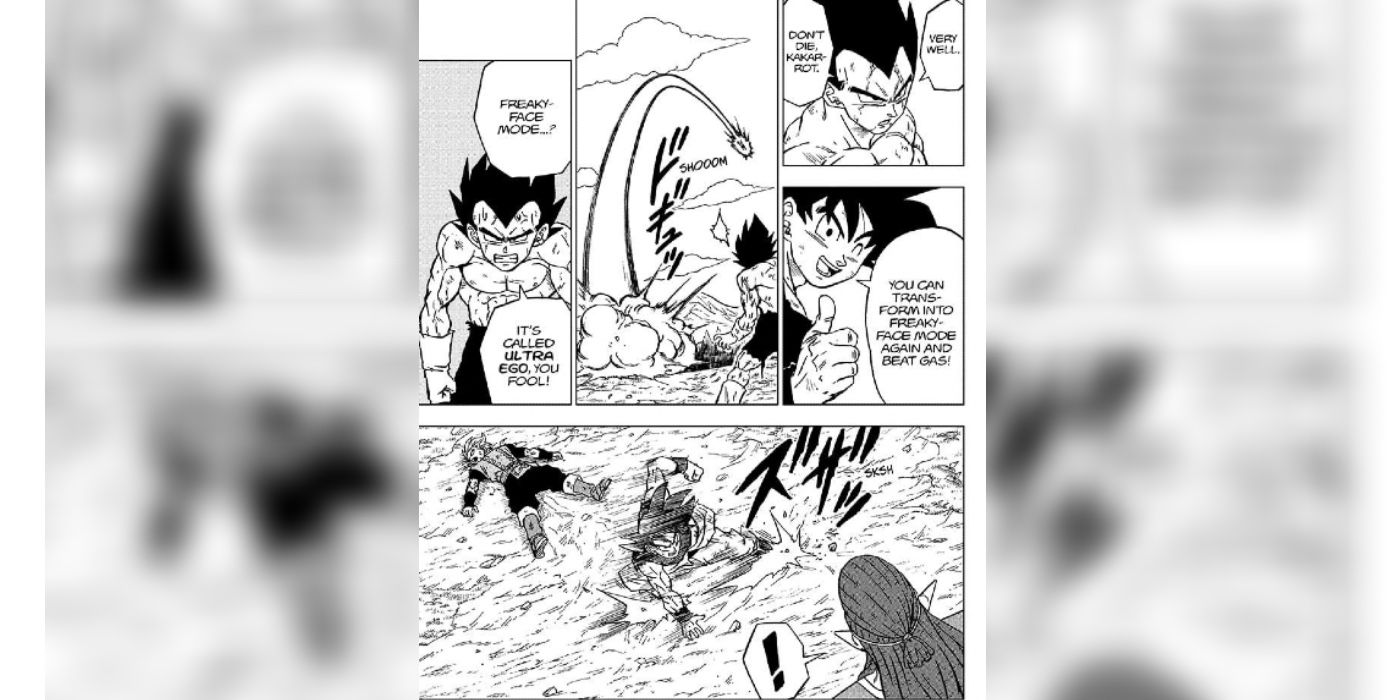 Goku gives a nickname to Vegeta's Ultra Ego form