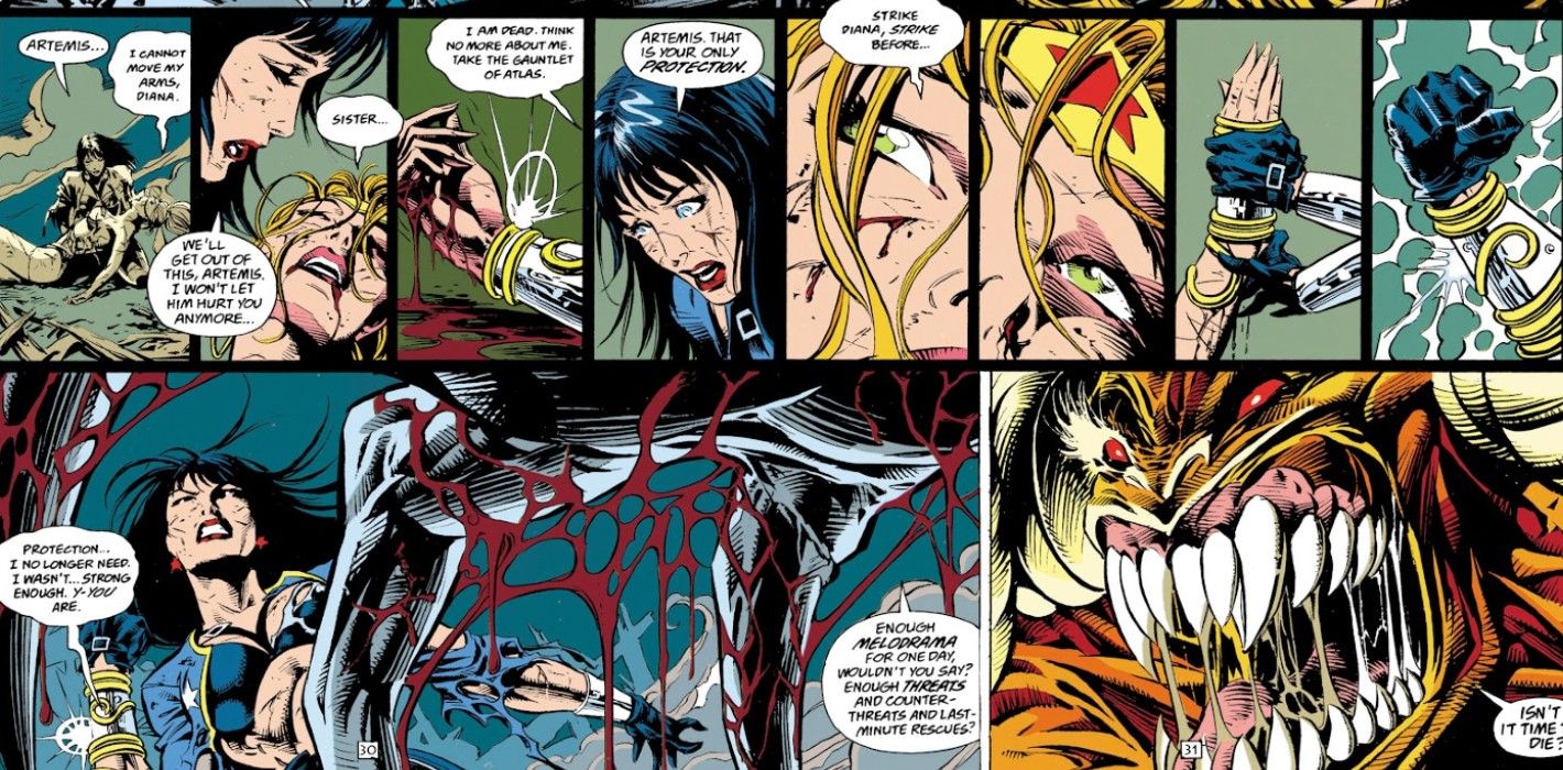 wonder woman artemis gauntlet