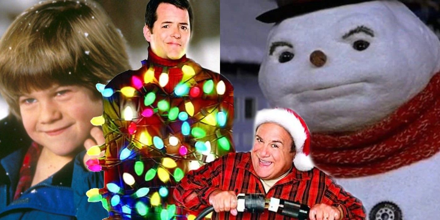 Collage of low-rated Xmas movies.