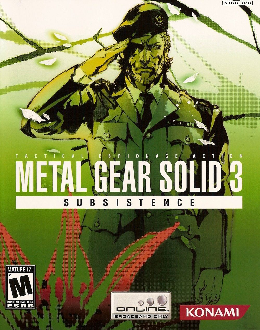 Metal Gear Solid 3: Subsistence box art