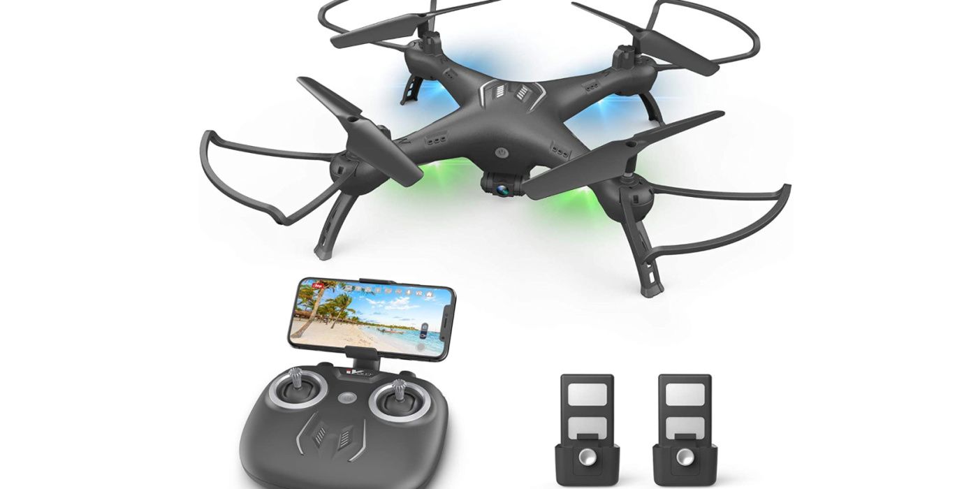 A drone and its accessories
