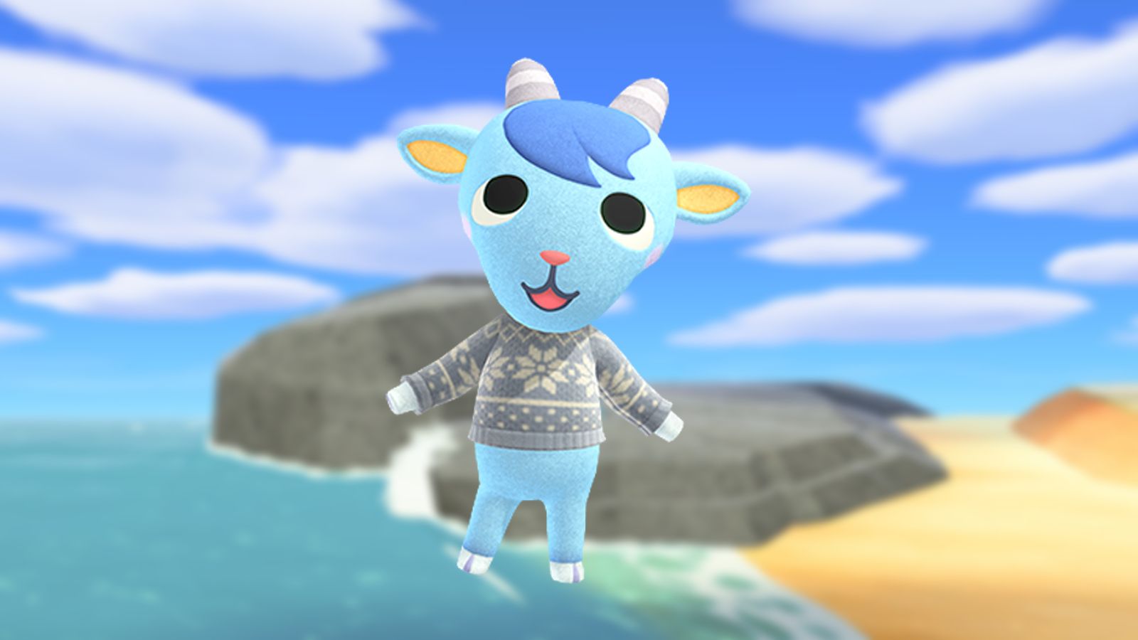 Sherb was added to Animal Crossing New Horizons at its release.