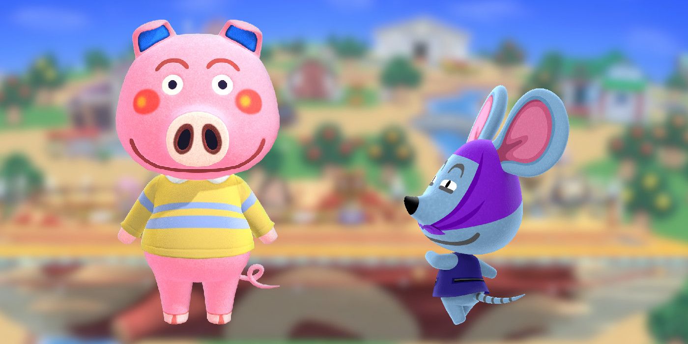 Curly and Rizzo from Animal Crossing