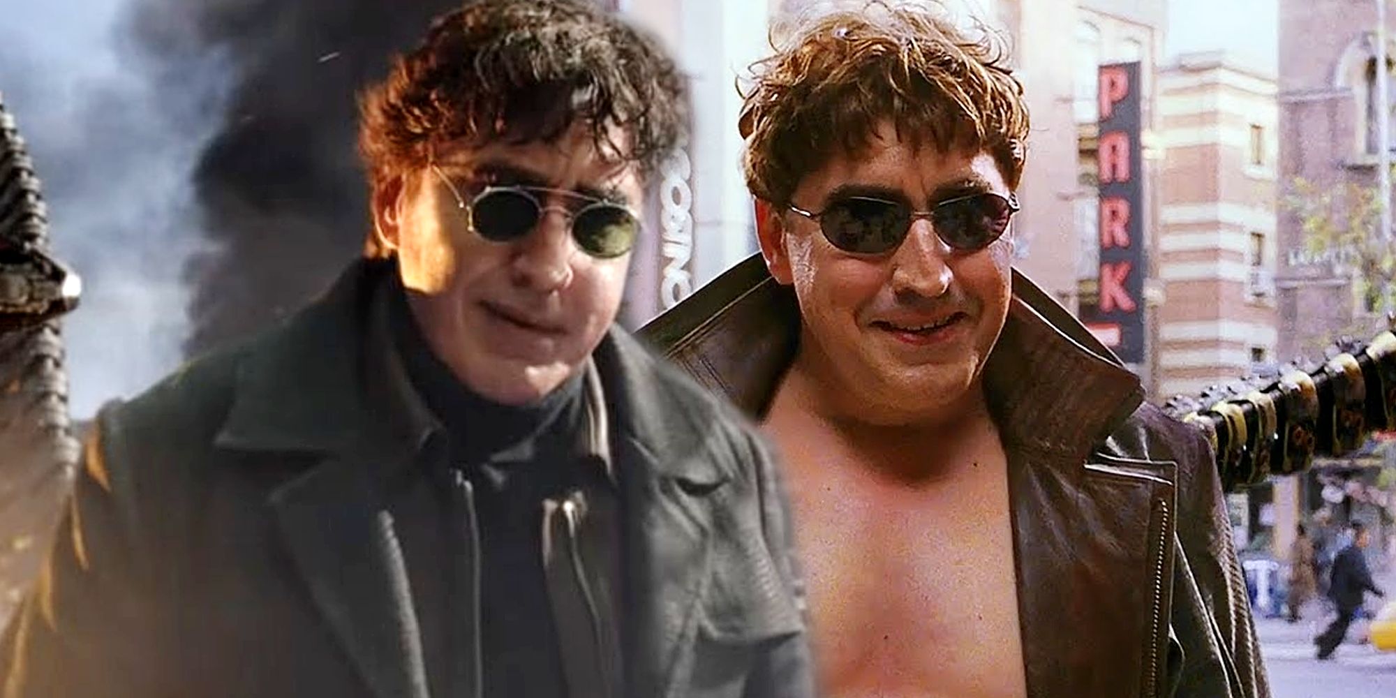 Alfred Molina as Doctor Octopus in Sam Raimi's Spider-Man 2 and No Way Home