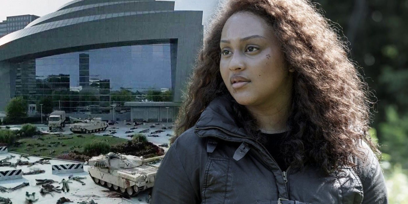 Aliyah Royale as Iris Bennett in Walking Dead World Beyond and CDC in Walking Dead