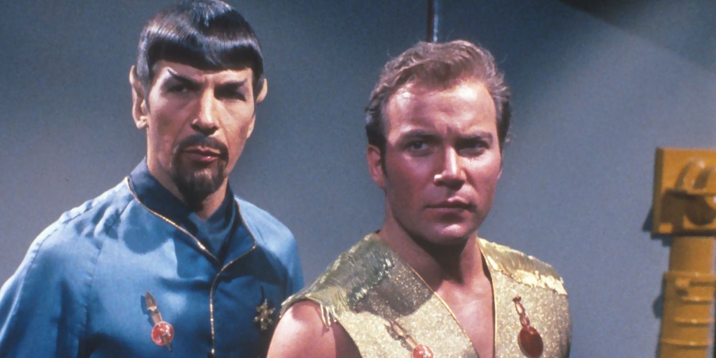 Alternate Kirk and Sock seen in the episode Mirror,Mirror