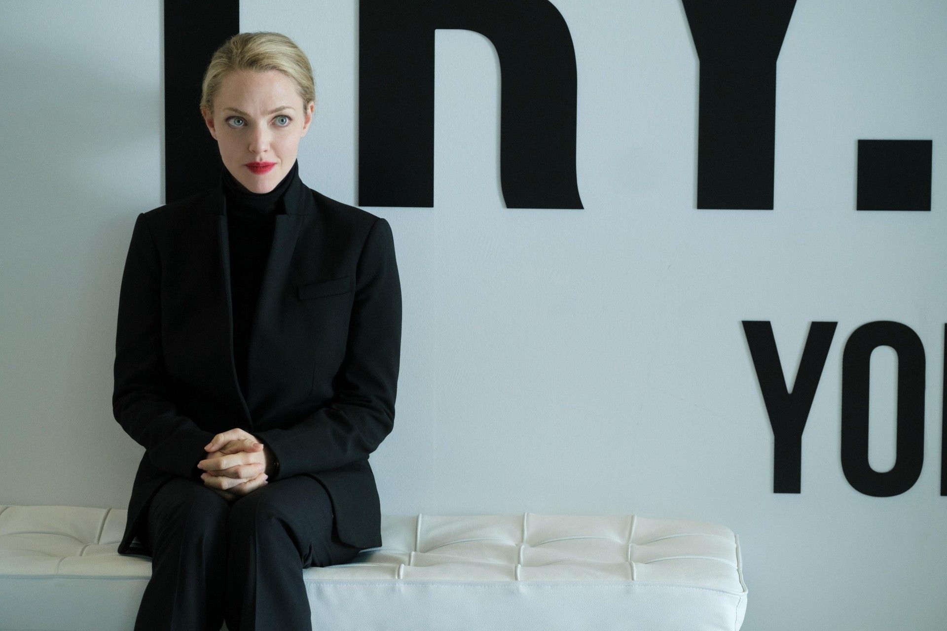 First Look At Amanda Seyfried as Elizabeth Holmes In The Dropout Images