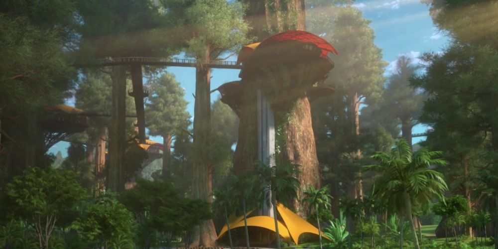 An image of Camp Cretaceous from Jurassic World: Camp Cretaceous