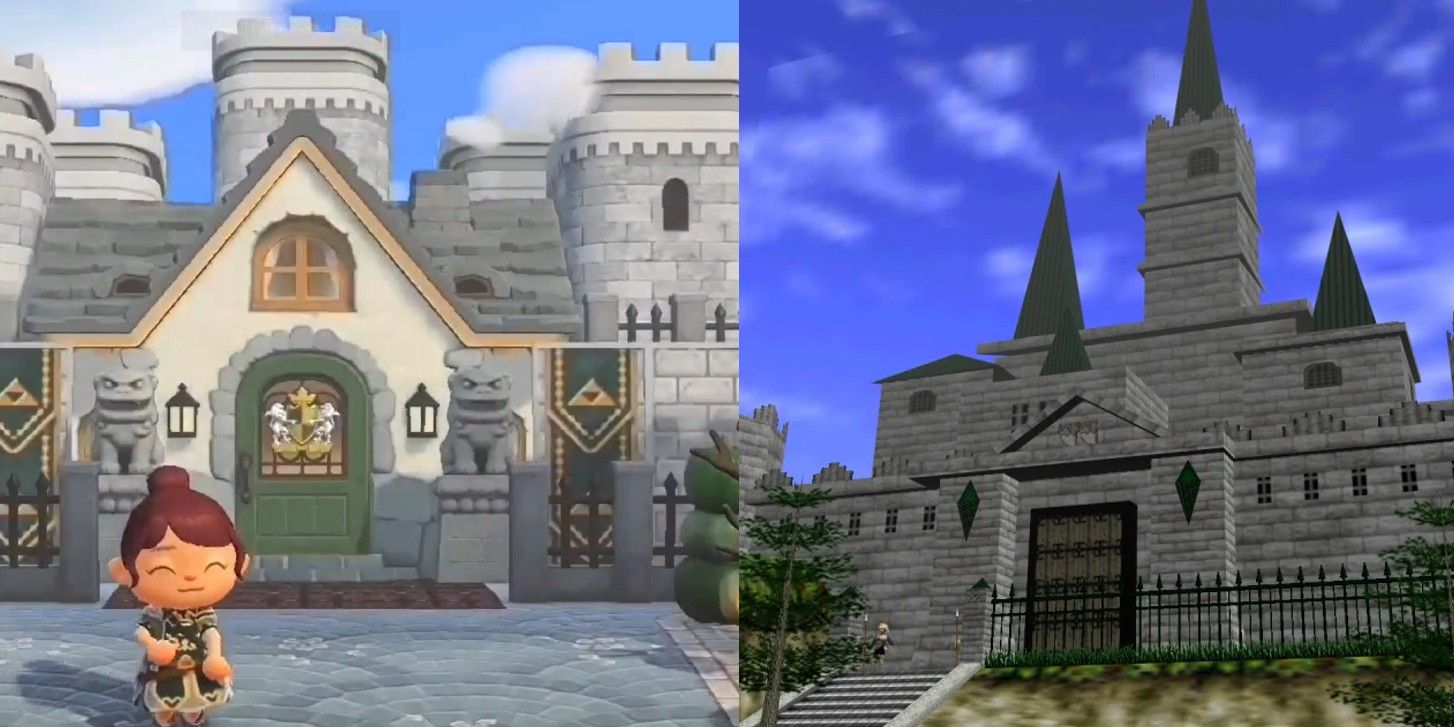 Animal Crossing Build Hyrule Castle