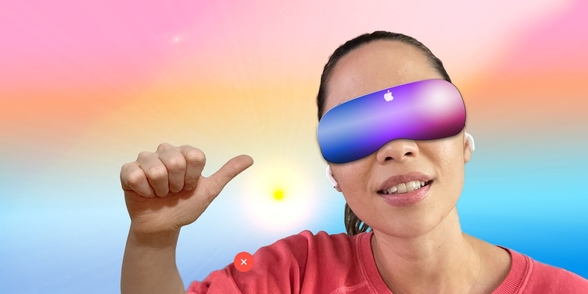 Apple AR/VR MIxed Reality Render With Hand Gesture