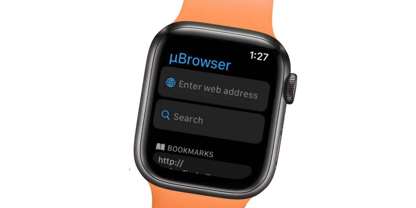 Apple Watch uBrowser app