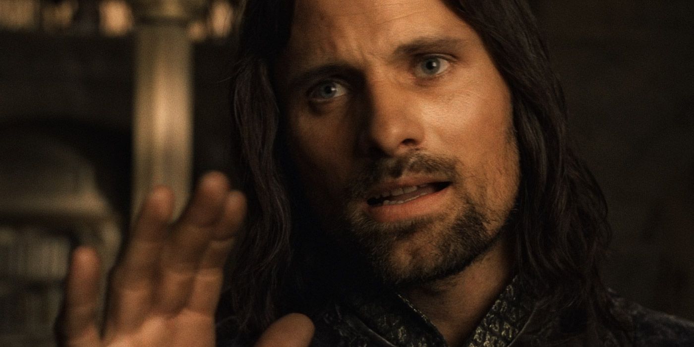 Aragorn rebukes Legolas in The Lord of the Rings
