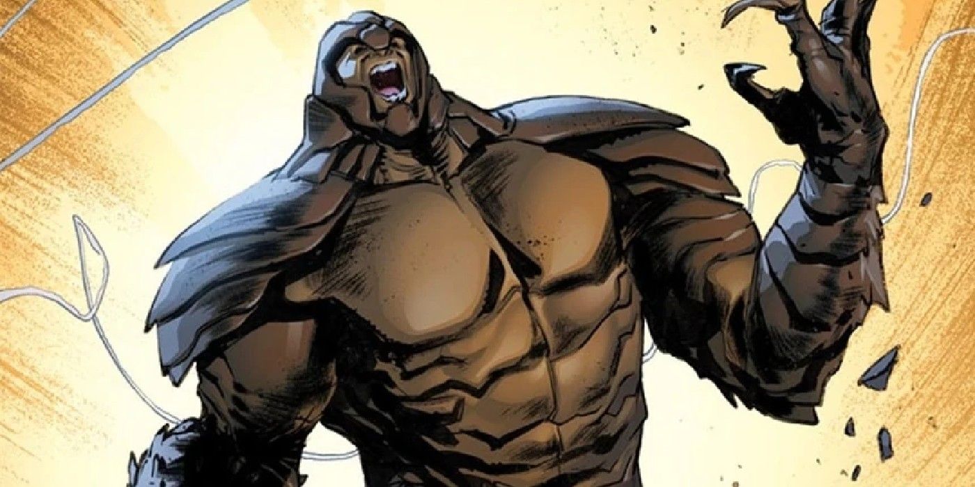Armadillo attacks in Marvel Comics.
