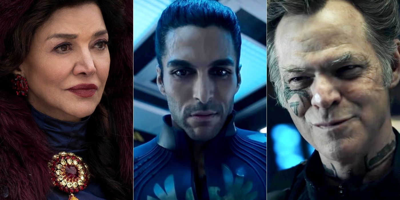 Avasarala Marco Inaros and Walker in The Expanse