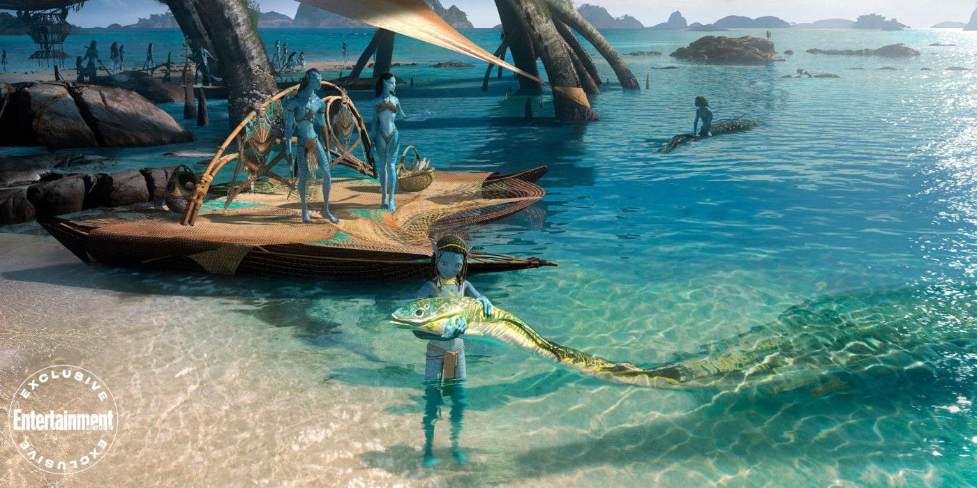 Avatar 2 Image Reveals Beach Na’vi and Underwater Pandoran Creatures