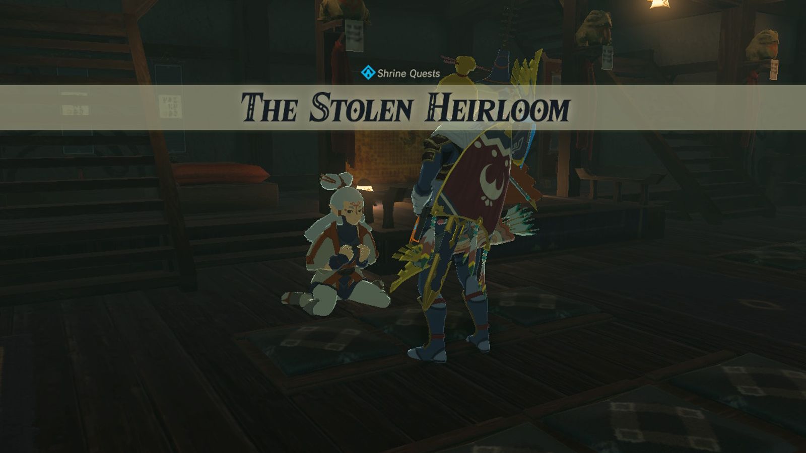 Link can unlock The Stolen Heirloom Shrine Quest by completing side quests in Breath of the Wild&rsquo;s Kakariko Village.