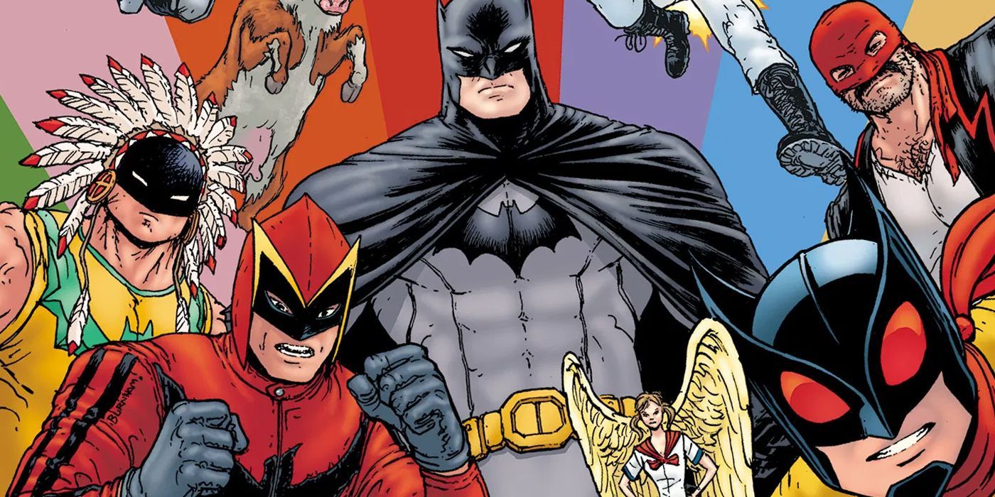 Comic book art: Batman Incorporated Team