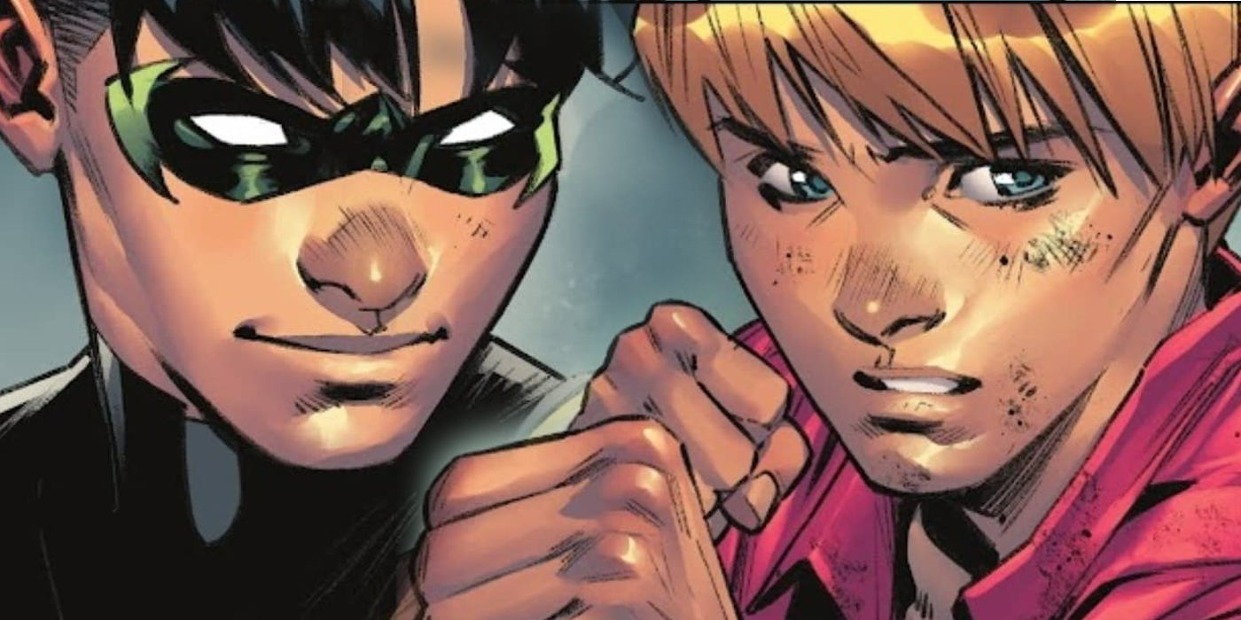 Tim Drake and boyfriend Bernard.