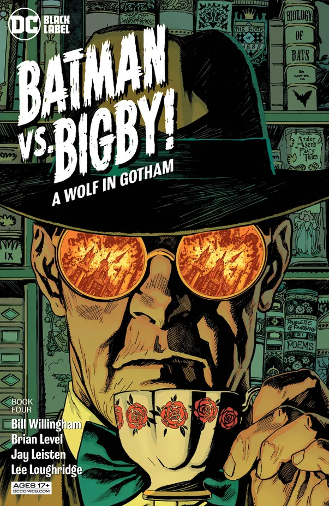 Batman vs Bigby 4 cover