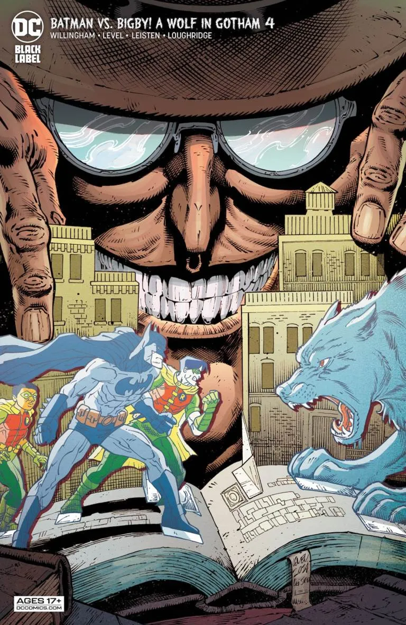 Batman vs Bigby 4 variant cover