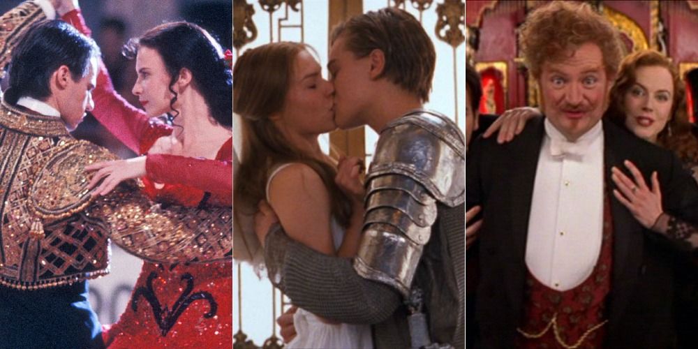 Baz Luhrmann's Red Curtain Trilogy in 3 side by side images