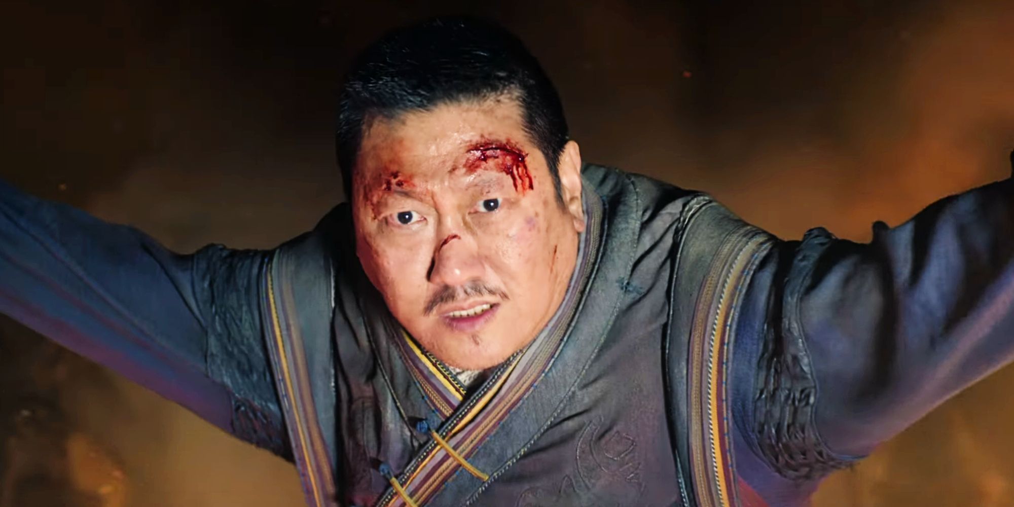 Wong looking shocked in Doctor Strange in the Multiverse of Madness