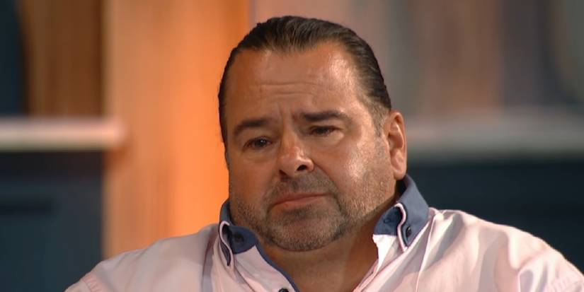 Big Ed Brown In 90 Day Fiance looking glum wearing white shirt