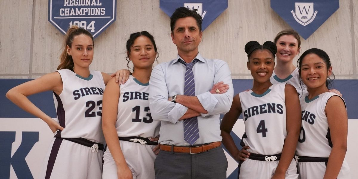 John Stamos and the cast of Big Shot