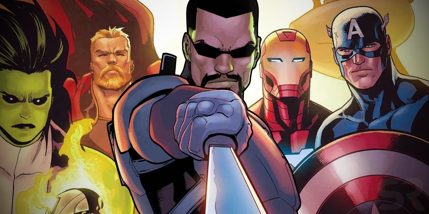 Blade Marvel Comics Avengers Team