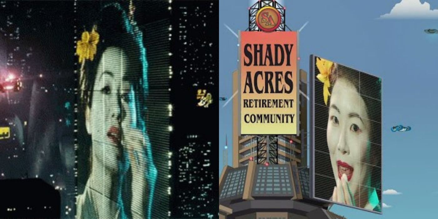 Blade Runner Geisha Candy Ad and South Park Post Covid parody