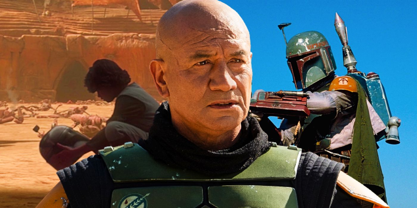 Boba Fett in Attack of the Clones, Return of the Jedi, and Book of Boba Fett