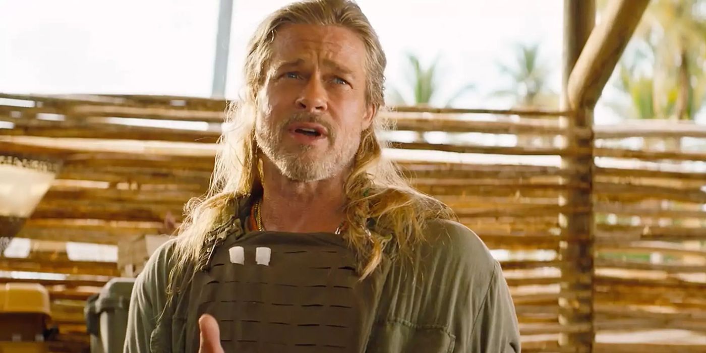 Brad Pitt is back! The actor, 57, make hilarious cameo in Lost City | Daily  Mail Online