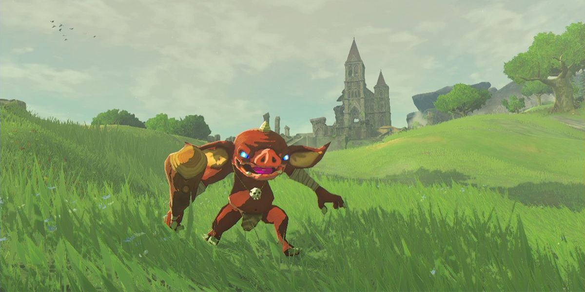 A Bokoblin from The Legend of Zelda Breath of the Wild.