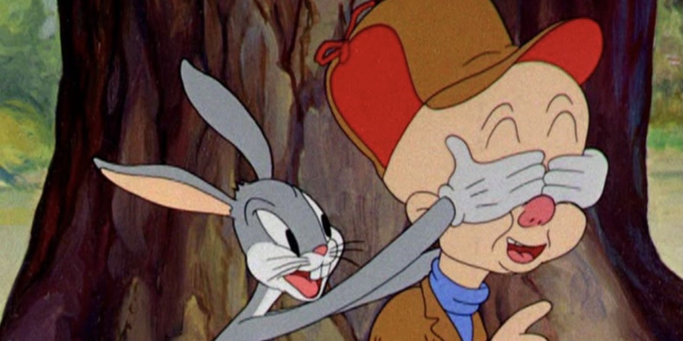 Bugs Bunny and Elmer Fudd in Merrie Melodies A Wild Hare
