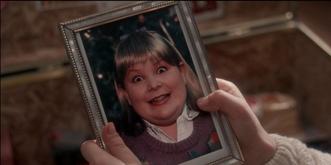 Buzz's girlfriend in a picture frame on Home Alone