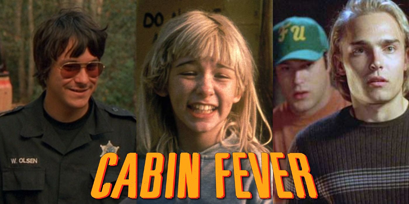 Deputy Winston, Dennis, Bert, and Jeff from the movie Cabin Fever.