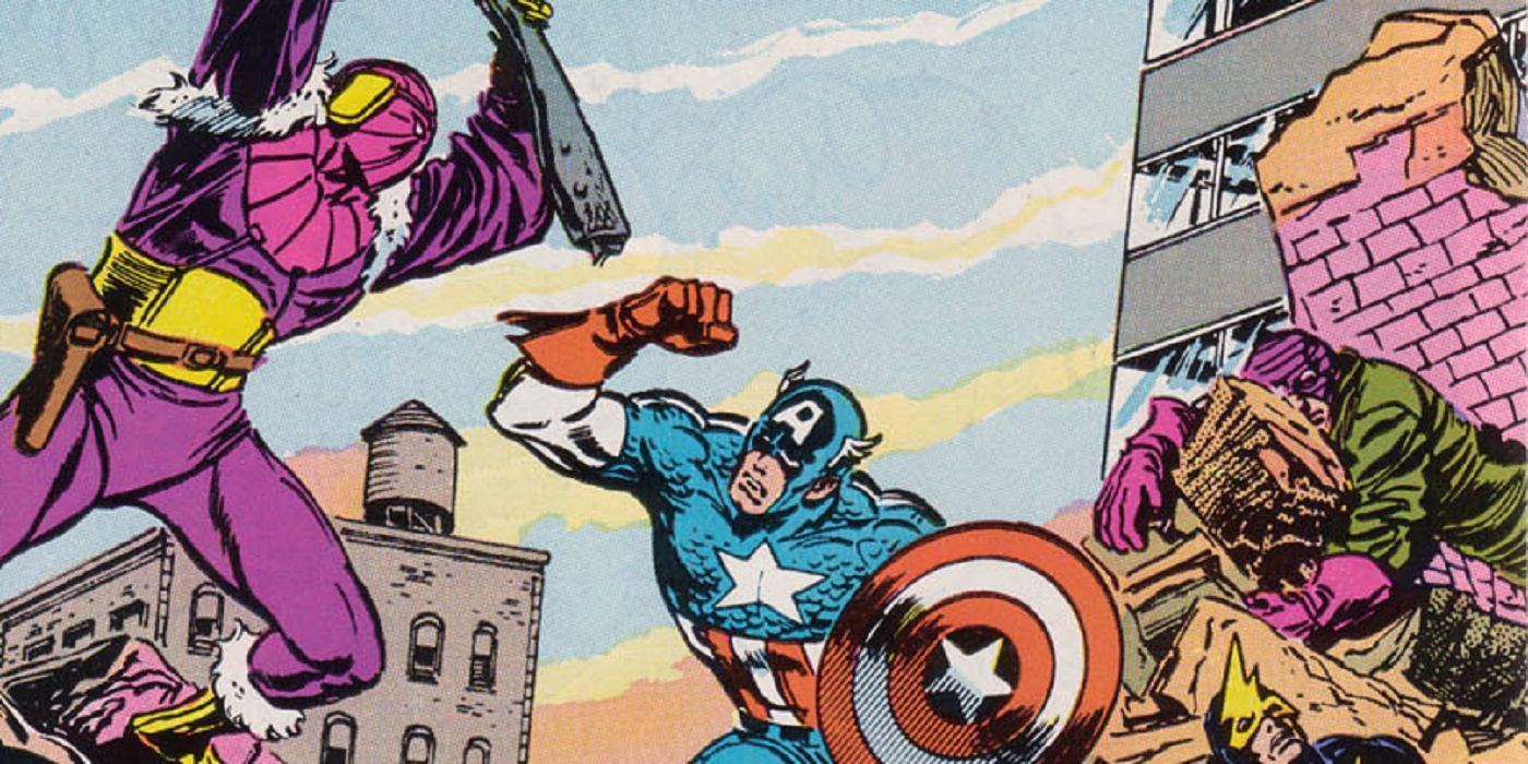 Capitão América vs Barão Zemo nos quadrinhos da Marvel
