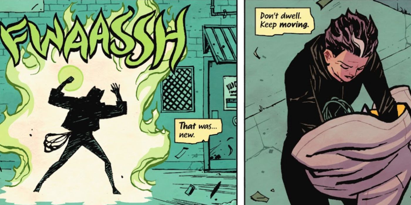 Catwoman using a Power Ring in Catwoman: Lonely City #2.