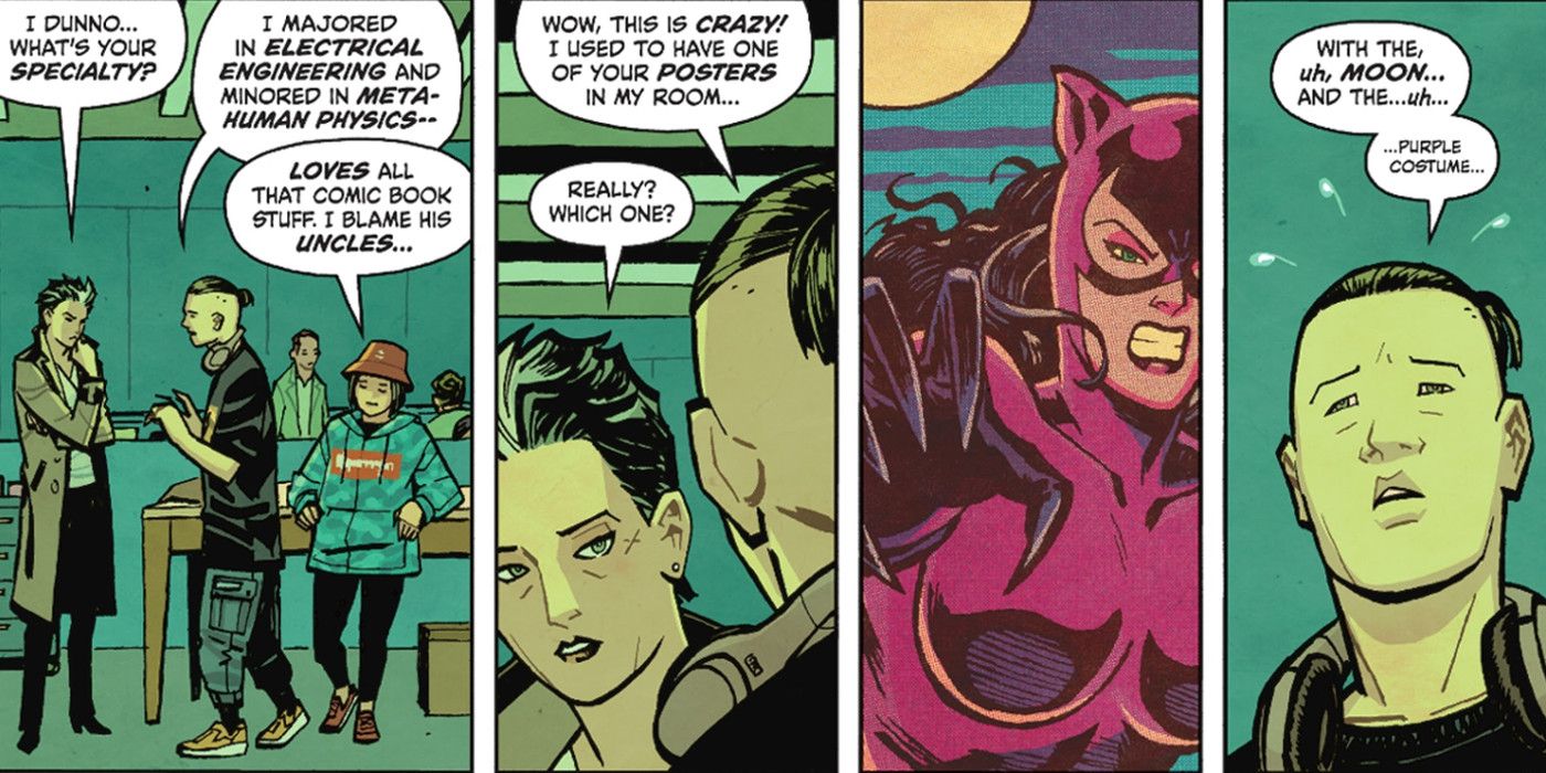 Catwoman Pin-Up Poster With Pruple Costume Confirmed