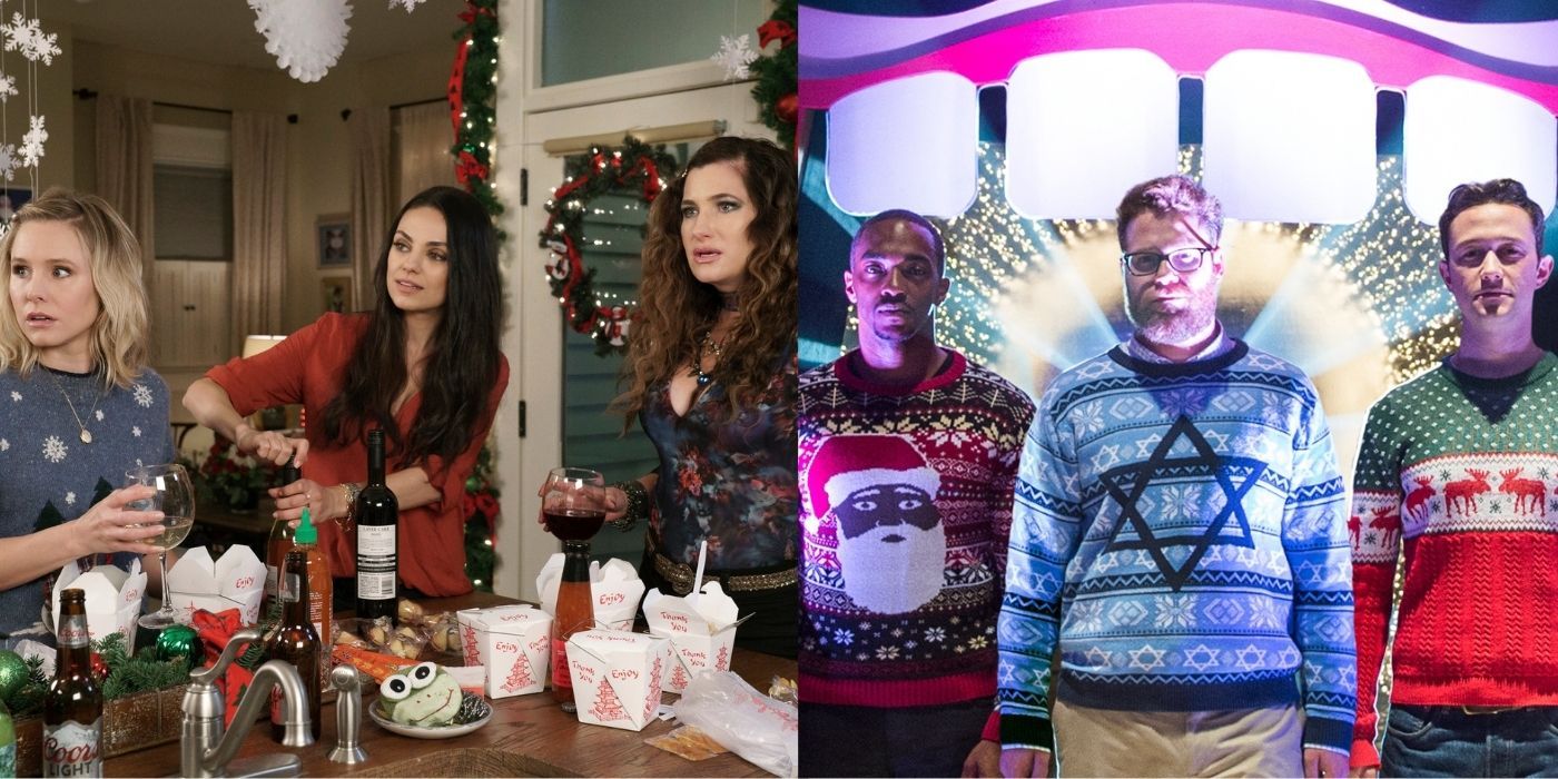Split Image: Bad Moms Christmas and The Night Before
