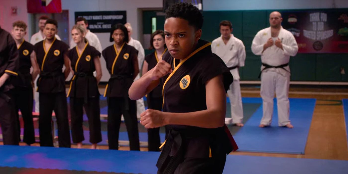 Kenny ready to fight at the All Valley tournament in Cobra Kai