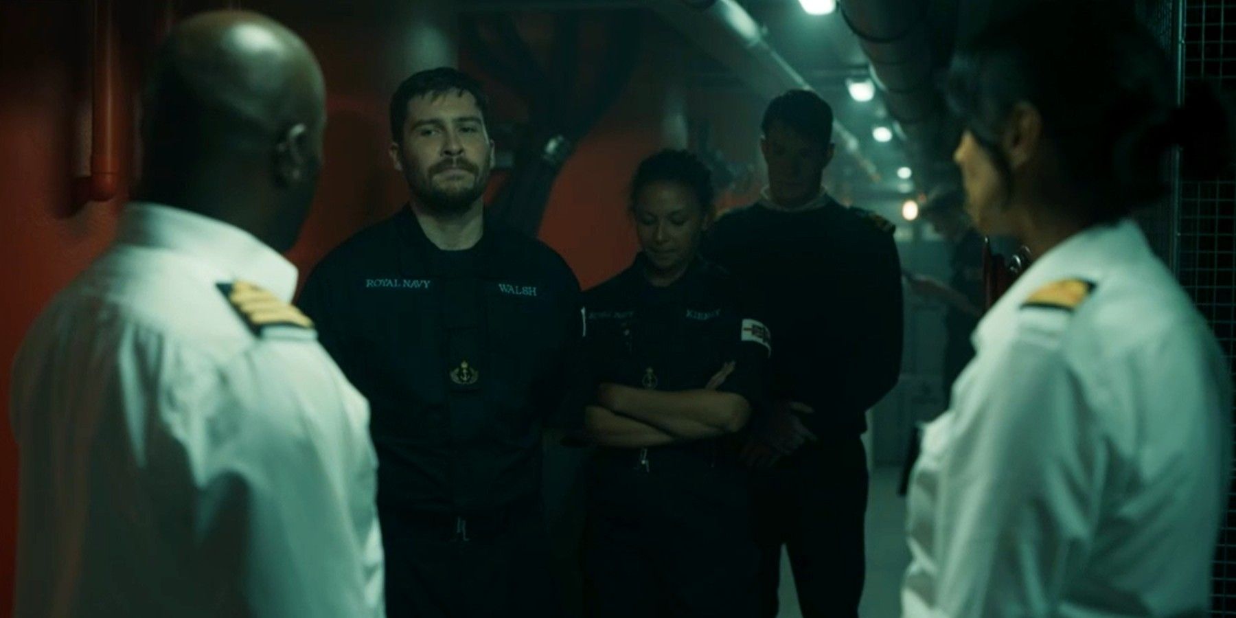 Crew on the HMS Vigil on BBC&rsquo;s Vigil