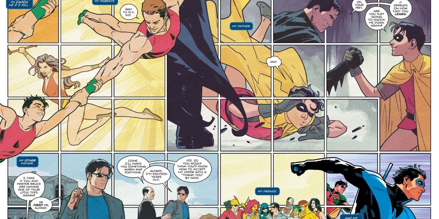 Dick Grayson reminisces about his family