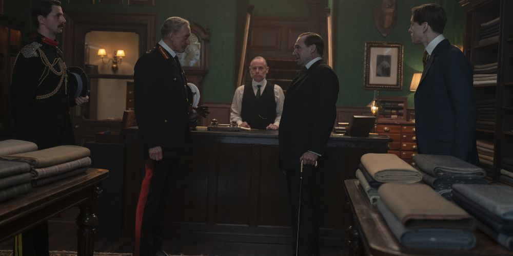 Morton stands in the background in The King's Man