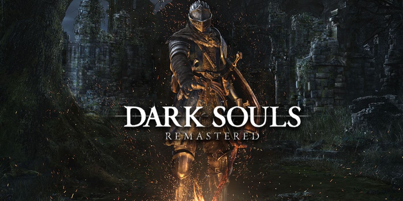 Cover art with the Chosen Undead of Dark Souls kindling a Bonfire.