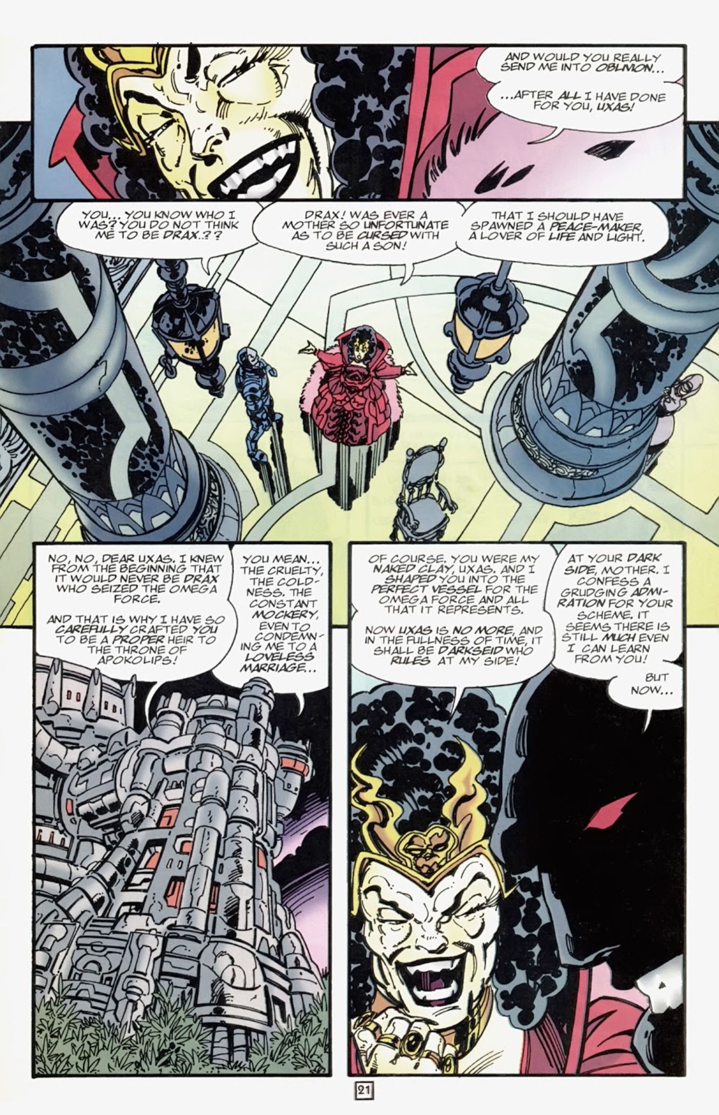 Darkseid&rsquo;s mother Heggra reveals she orchestrated her son&rsquo;s rise to power