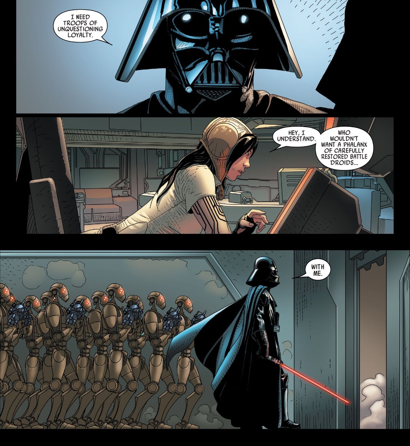 Darth-Vader-Aphra-Battle-Droid-Army